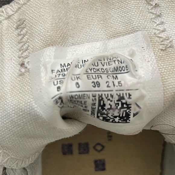 Dark grey woman’s converse size 8 - Picture 7 of 7